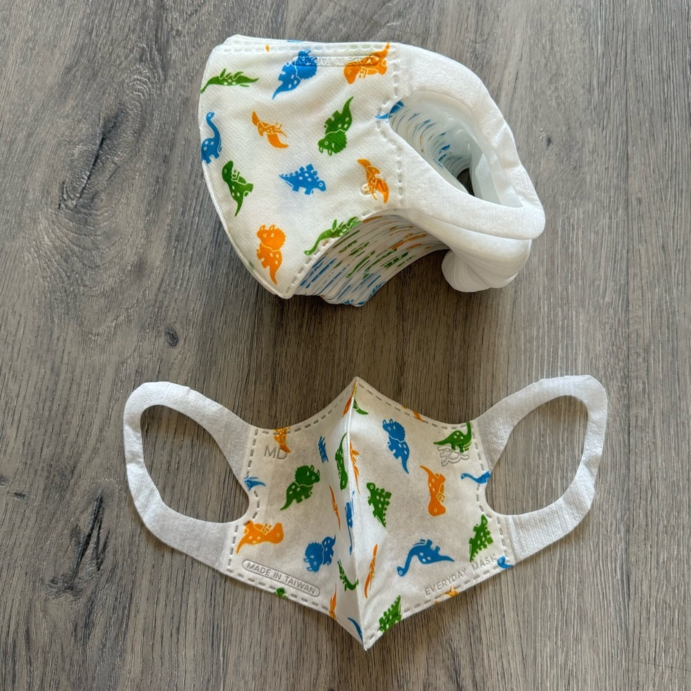 Dinosaur Print Disposable Children’s Face Masks (50pcs)